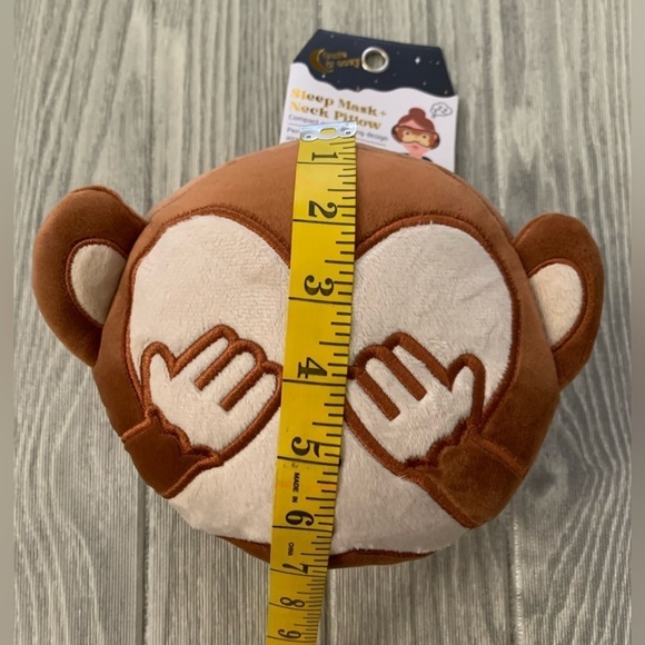 Monkey Travel Eye Mask and Pillow - Picture 2 of 10